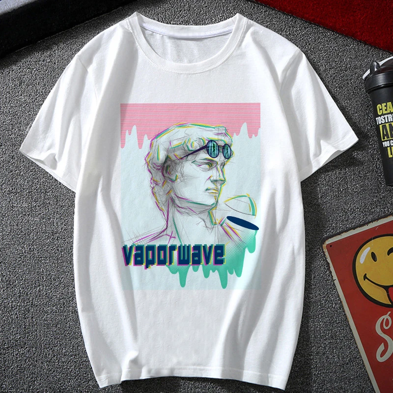 2021 Nye Kvinder T-shirts, Sommer Tøj Vaporwave Æstetik, Kunst Harajuku Vintage Vogue Streetwear Toppe Kvindelige T-shirt Tøj
