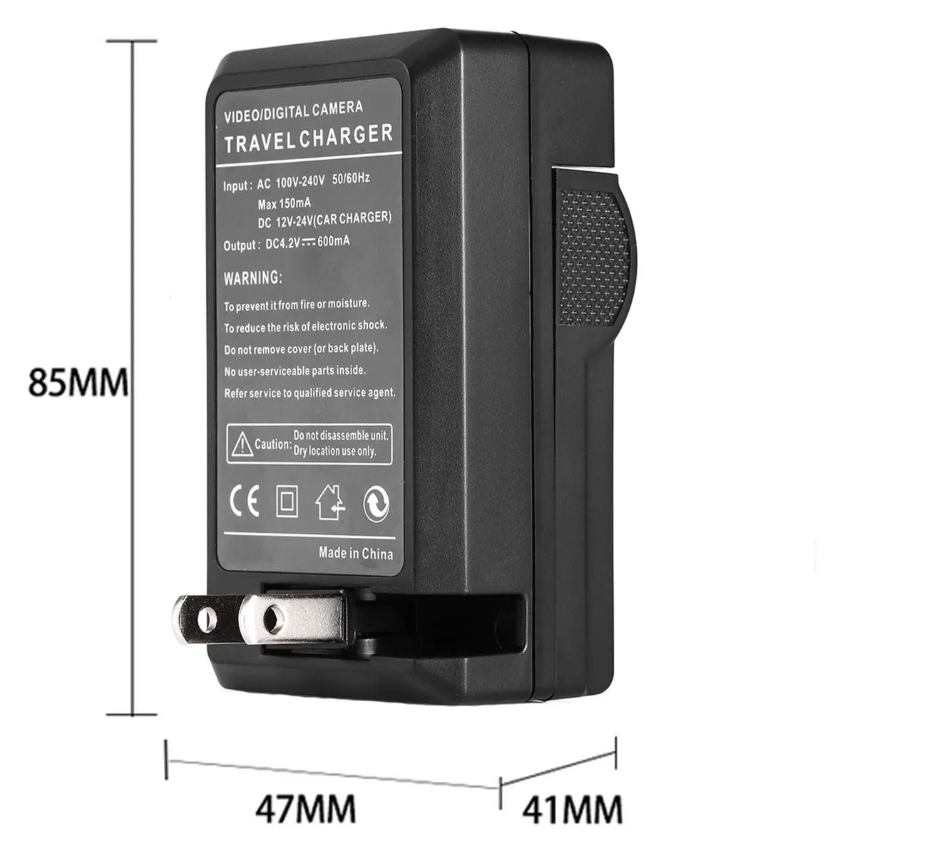 Batteri Oplader til Sony Cyber-shot DSC-W710, DSC-W730, DSC-W800, DSC-W810, DSC-W830, DSC-J20, DSC-T99, DSC-digitalkamera T110