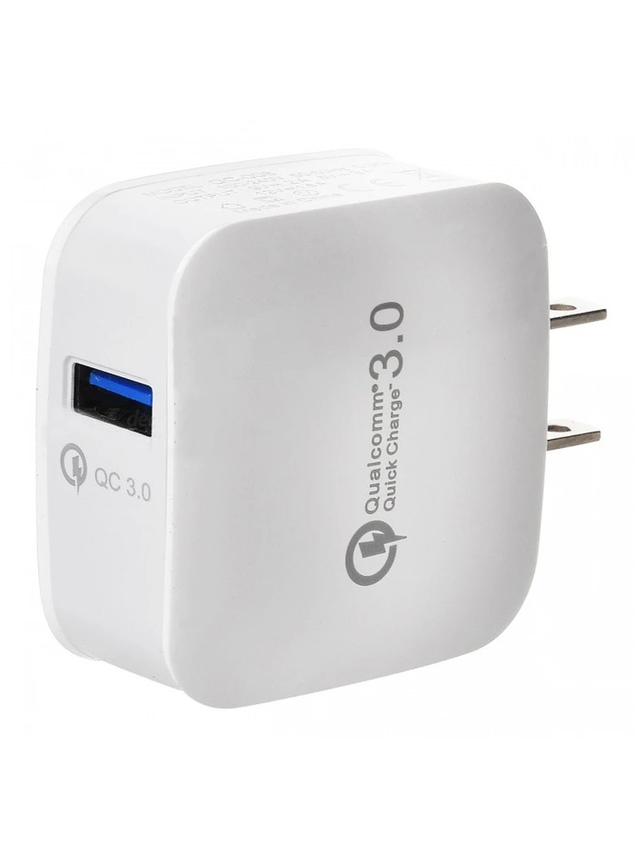 BSTUO USB-QC3.0 Hurtig Hurtig Opladning med AC-Oplader, USB-QC3.0 SmartPhone Oplader Travel Adapter-US-stik