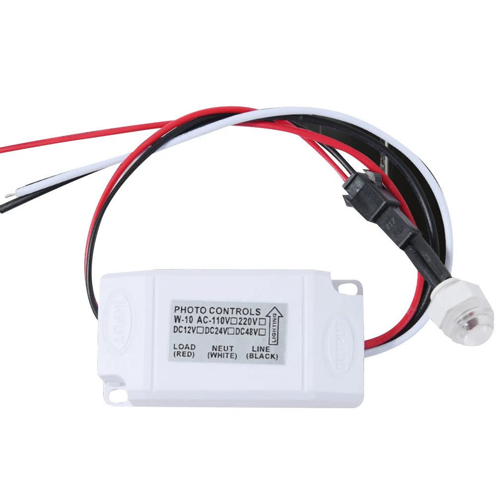 IP44 DC12V 24V 220VAC Mini Udendørs Lys kontrol Foto Sensor Switch Regntæt for Lamper