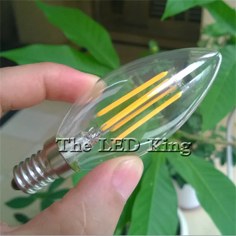 10STK Lav pris Edison LED Pære E14 Vintage bombillas LED-Lampe 220V C35 C35L Retro Filament-Lys Lys Lys Lampe 12W 6W 18W