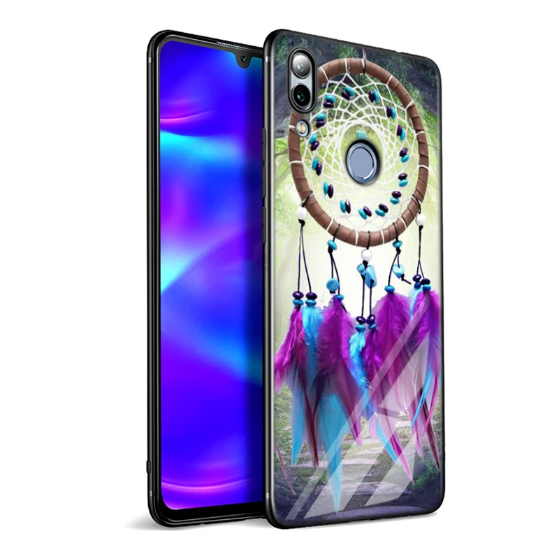 Sort Silikone Case Farverige Dream Catcher til Samsung Galaxy Note 10 9 8 Pro M20 M30 S10E S10 5G S9 S7 S8 Plus Dækning