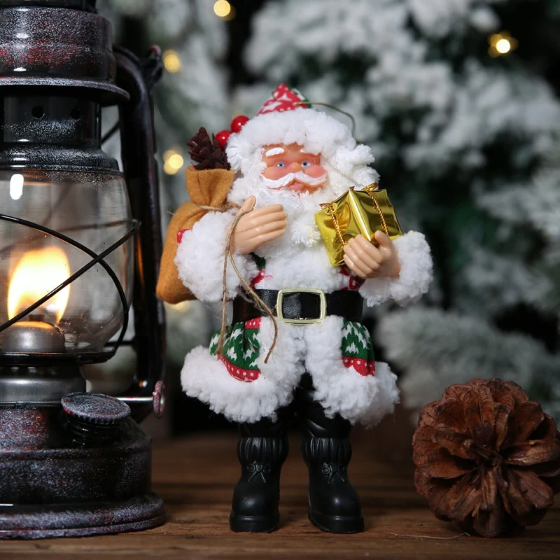 Jul Harpiks Santa Claus Dukke Ferie Figur Samling Julepynt Gave Borddekoration