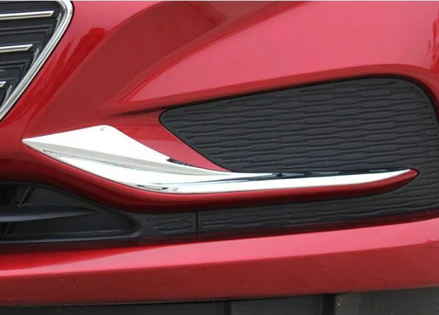 For Chevrolet Cruze 2016 2017 2018 ABS Chrome Bil foran tåge lampeskærm foglight dække trim Bil styling tilbehør 2 stykke/sæt