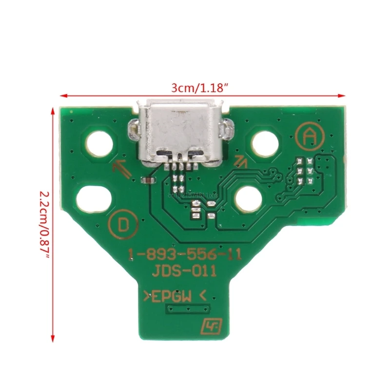 12-Pin USB-Opladning Port til Socket Kredsløb JDS-011 For Sony PS4 Controller