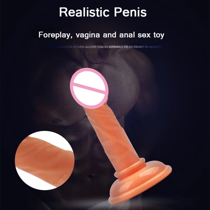 Realistisk Penis Dildo Sugekop Dildo Anal Butt Plug G Spot Klitoris Stimulator Kvindelige Masturbator Massageapparat Sex Legetøj Til Kvinder