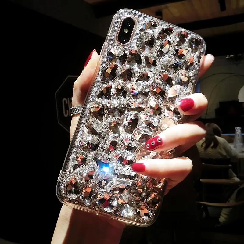 For Samsung Galaxy S20 Ultra Note 20 10 5G S10 Plus S9 S8 A30 A50 A70 A80 A90 A51 A71 Fashion Luxury Glitter Diamond Cover