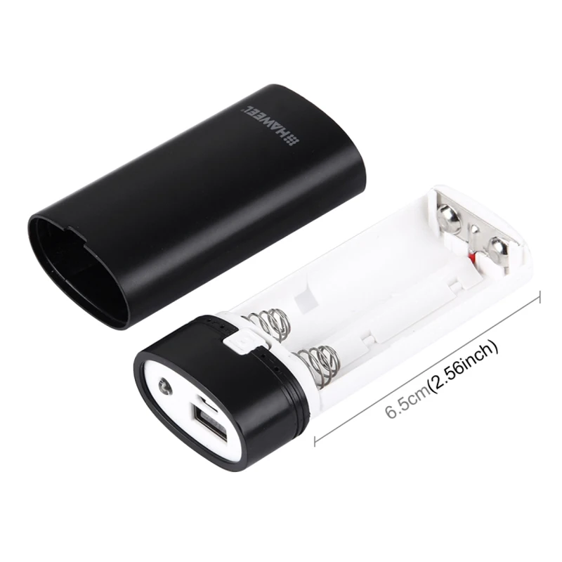 Power Bank DIY 2x18650 Opbevaring Tilfælde, batterier og Bærbare etui Box USB-Port med Indikator for iPhone Samsung Xiaomi phone