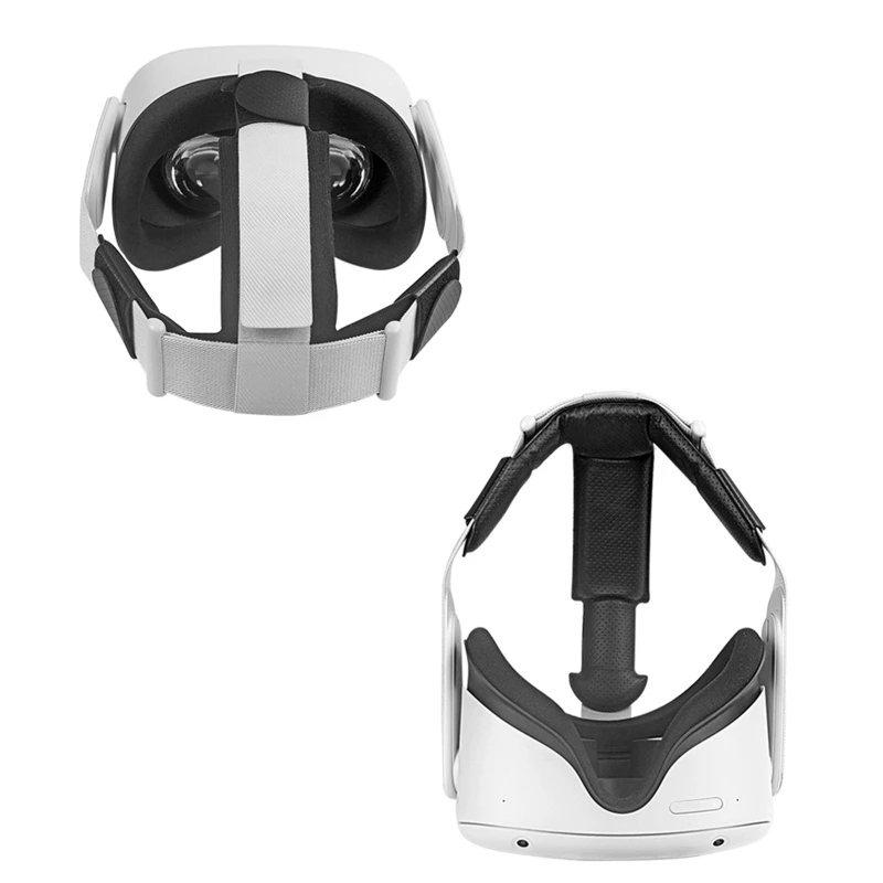 PU Læder Blød Mindske Presset Hovedet Rem Pad for oculus Quest 2 VR Headset
