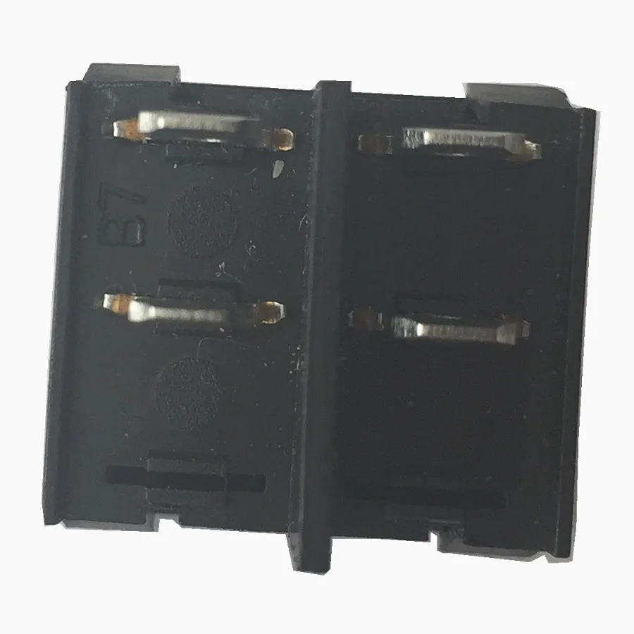 Hurtig gratis forsendelse rocker switch swing-kontakt 6-10A 125-250VAC 4pins sort rektangel,300pcs/masse