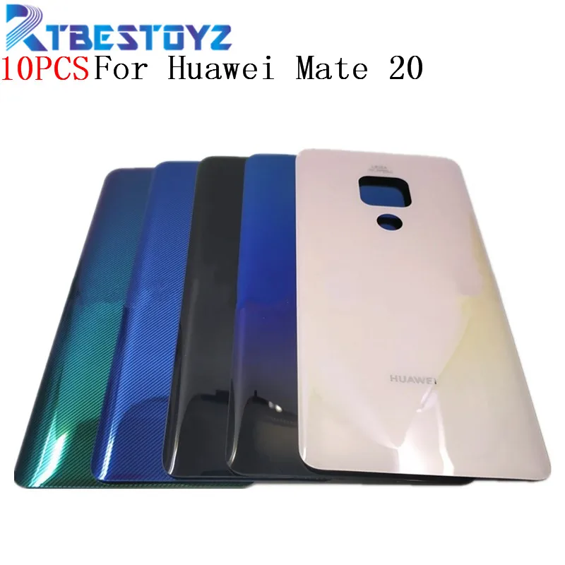 10STK/Masse Oprindelige 3D-Glas Til Huawei Mate 20 Mate20 Glas Tilbage Batteriets Cover Boliger Tilfælde Bagerste bagpanel