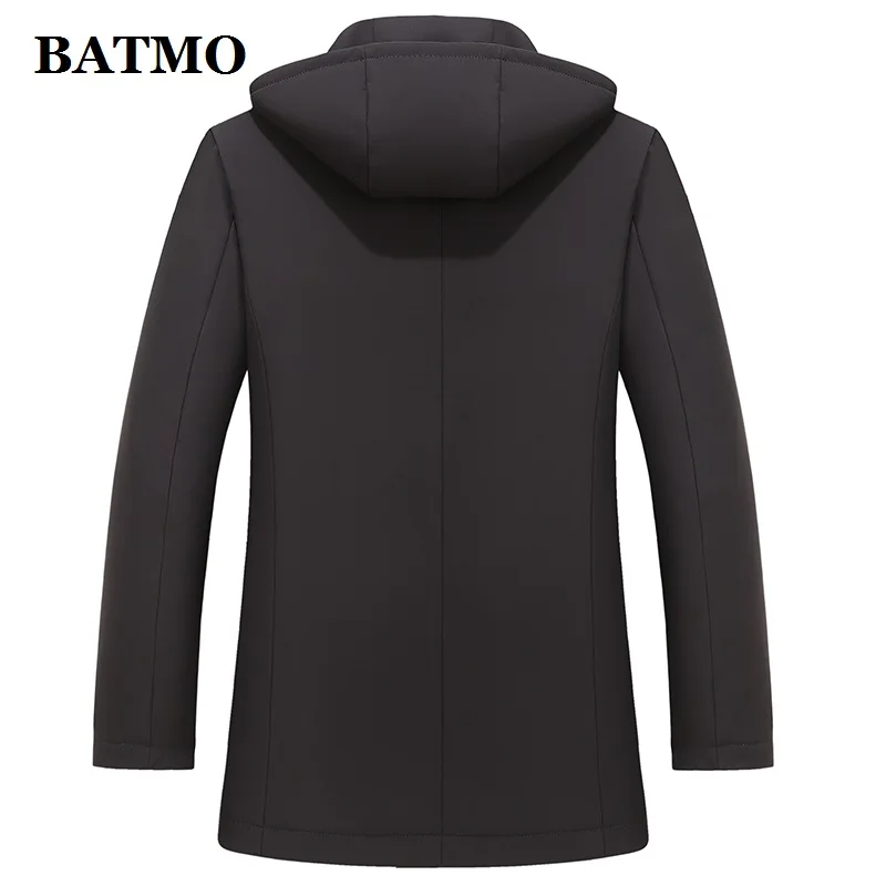 BATMO 2020 nye ankomst vinteren høj kvalitet 90% hvid duck ned hooded jakker mænd,fake pels krave varm parka , thicked pels 2111