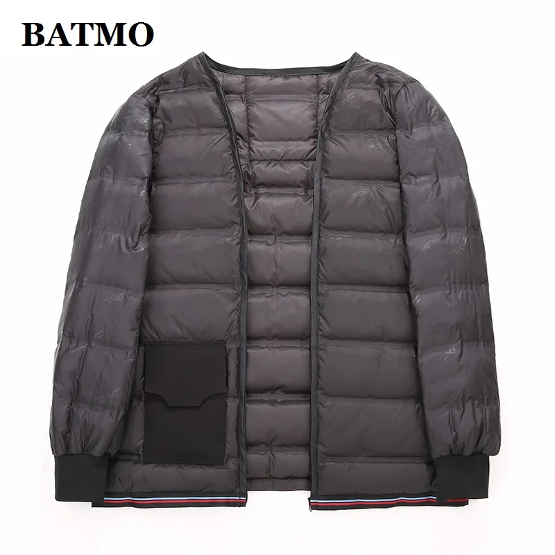 BATMO 2020 nye ankomst vinteren høj kvalitet 90% hvid duck ned hooded jakker mænd,fake pels krave varm parka , thicked pels 2111