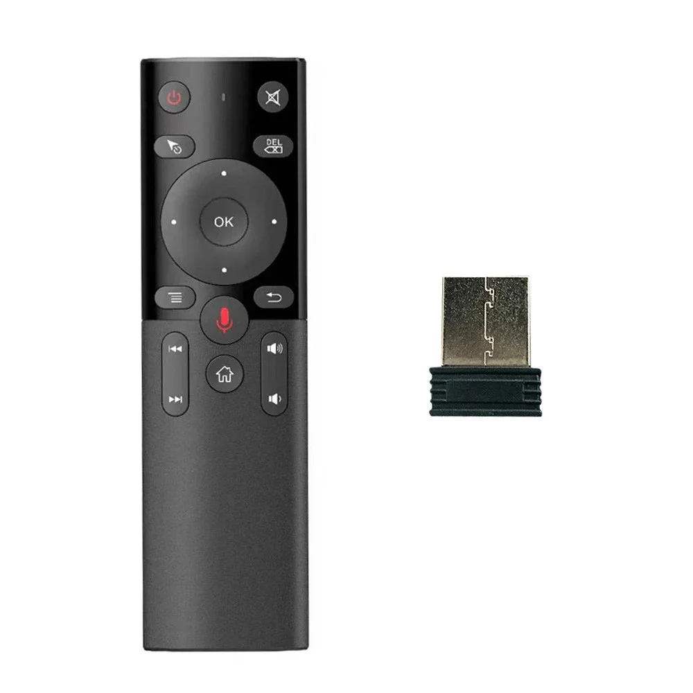 H17 Stemme Fjernbetjening 2.4 G Wireless Air Mouse med IR-Læring Mikrofon Gyroskop til Android TV Box PC