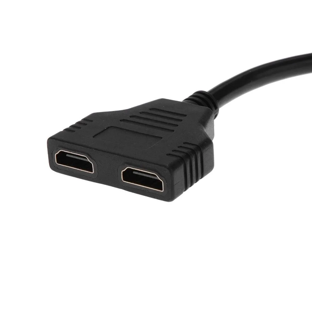 2in1 HDMI 2-Port Y-Splitter, 1080P HDMI-v1.4 Mand til Dobbelt Female Adapter Cable 1 I 2 Ud HDMI Konverter Tilslut Kabel Ledning 35p