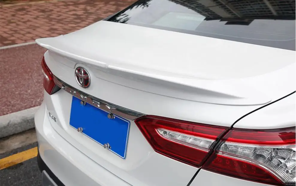 ABS Maling Bil bagskærm Kuffert Læbe Spoilere Passer Til Toyota Camry 2018 2019