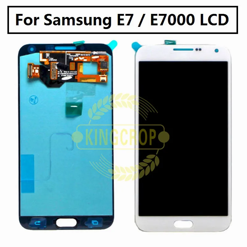 LCD-Touch-Skærm På 5,5 E7 LCD-Sostituzione Display LCD-Samling Til Samsung Galaxy E7 E7000 E7009 Touch Screen Digitizer