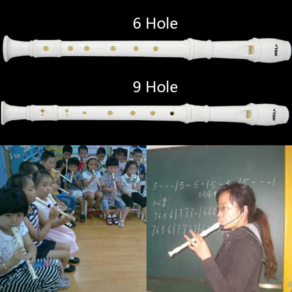 6/9 Huller Lang Fløjte som Instrument for Børn Pædagogisk Værktøj Musikalske Soprano Recorder Populære Nye Dropshipping Hot Salg
