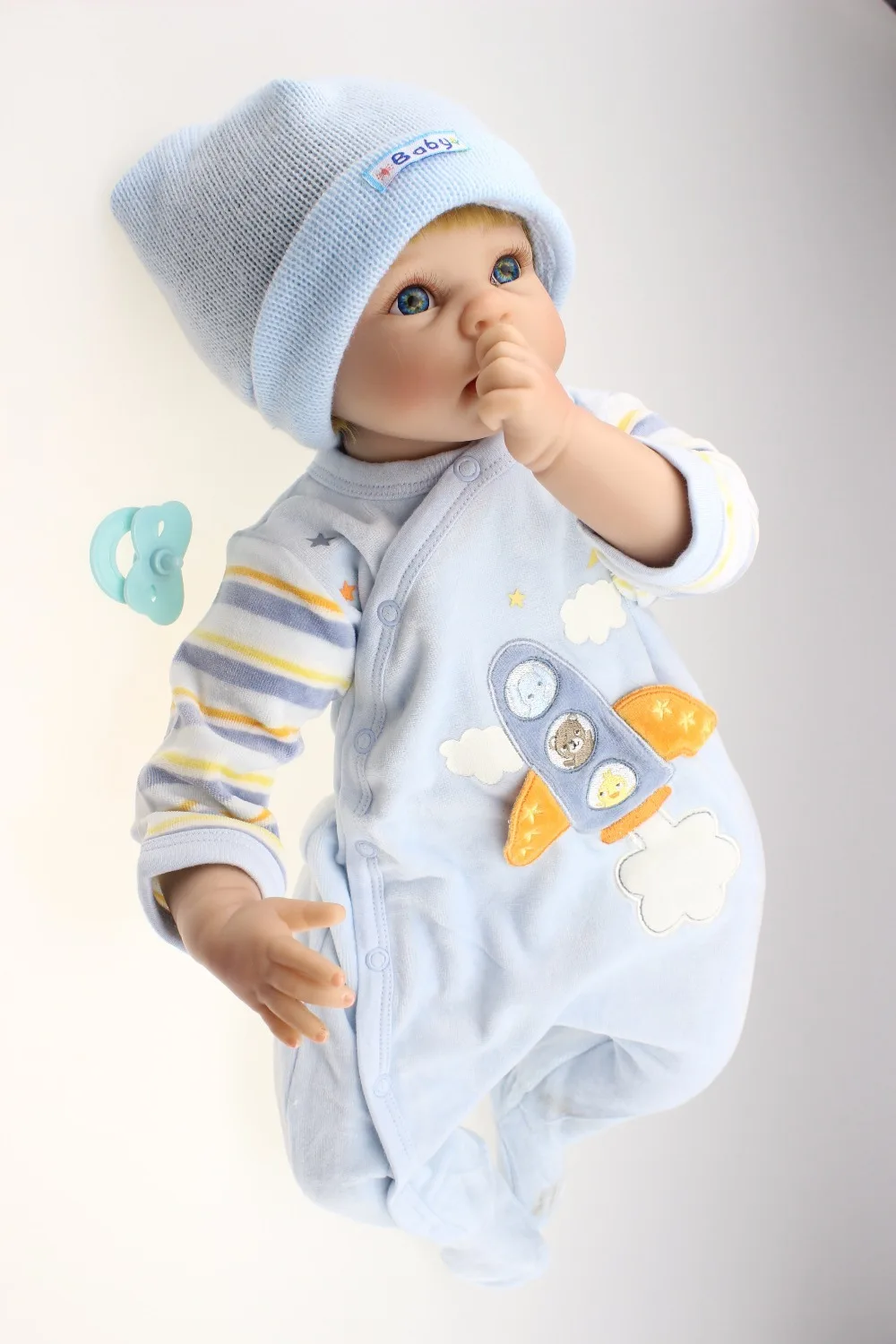 Nye Hot Salg Silikone Vinyl Babydoll Klud Krop Levende Dukke Rene Jumpsuit Design Legetøj til Børn