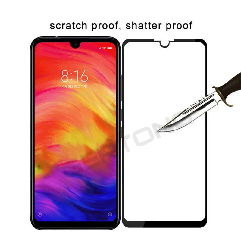 Fuld Dækning af Hærdet Glas Til Xiaomi Redmi Note 7 5 6 Pro 6A 5 Plus Mi A2 8 Lite Spil Screen Protector Glas Beskyttende Film