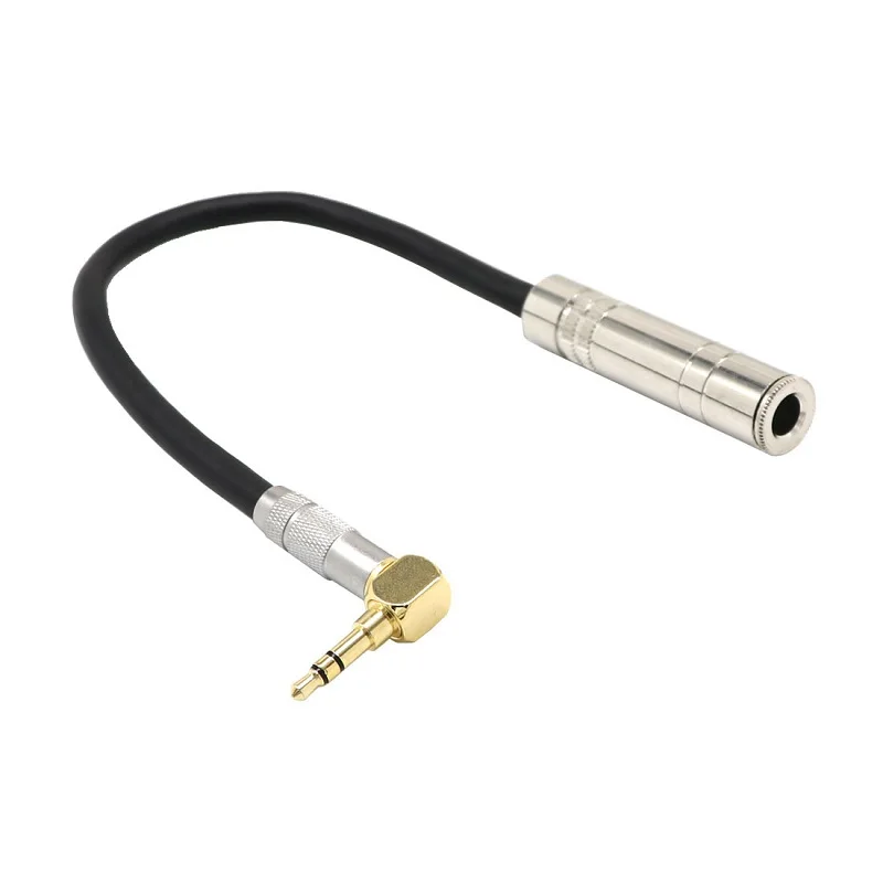 Stereo Audio Adapter Kabel 3,5 mm til 6,35 mm High Fidelity Extender Adapter Ledning Mandlige Jack til hun