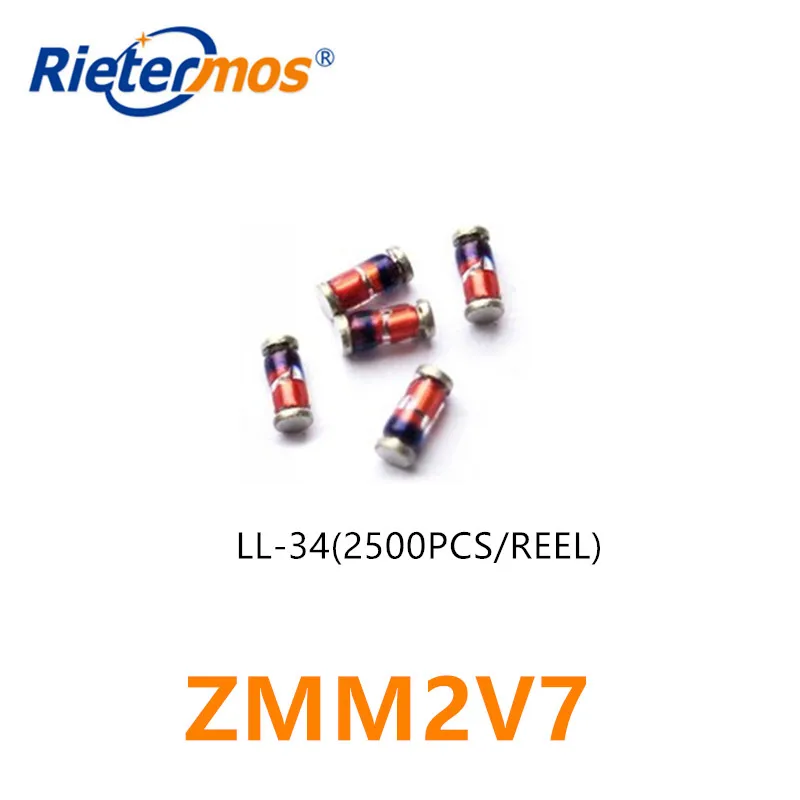 2500PCS ZMM2V7 LL34 1206 2,7 V 0,5 W SMD