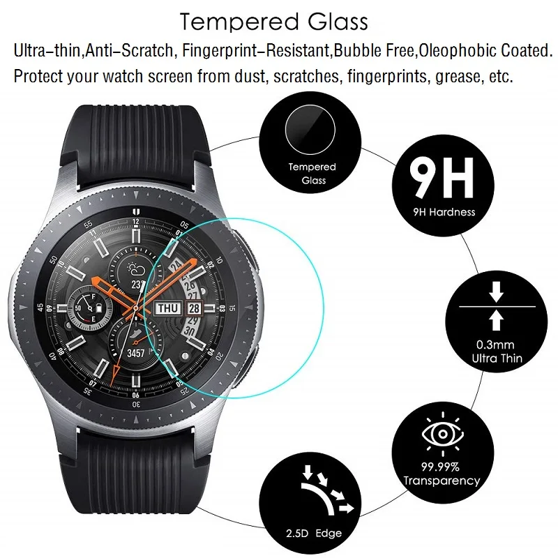 10STK Hærdet Glas til Huawei Se Verga Magic Smart Ur Skærm Protektor D35mm Beskyttende Film
