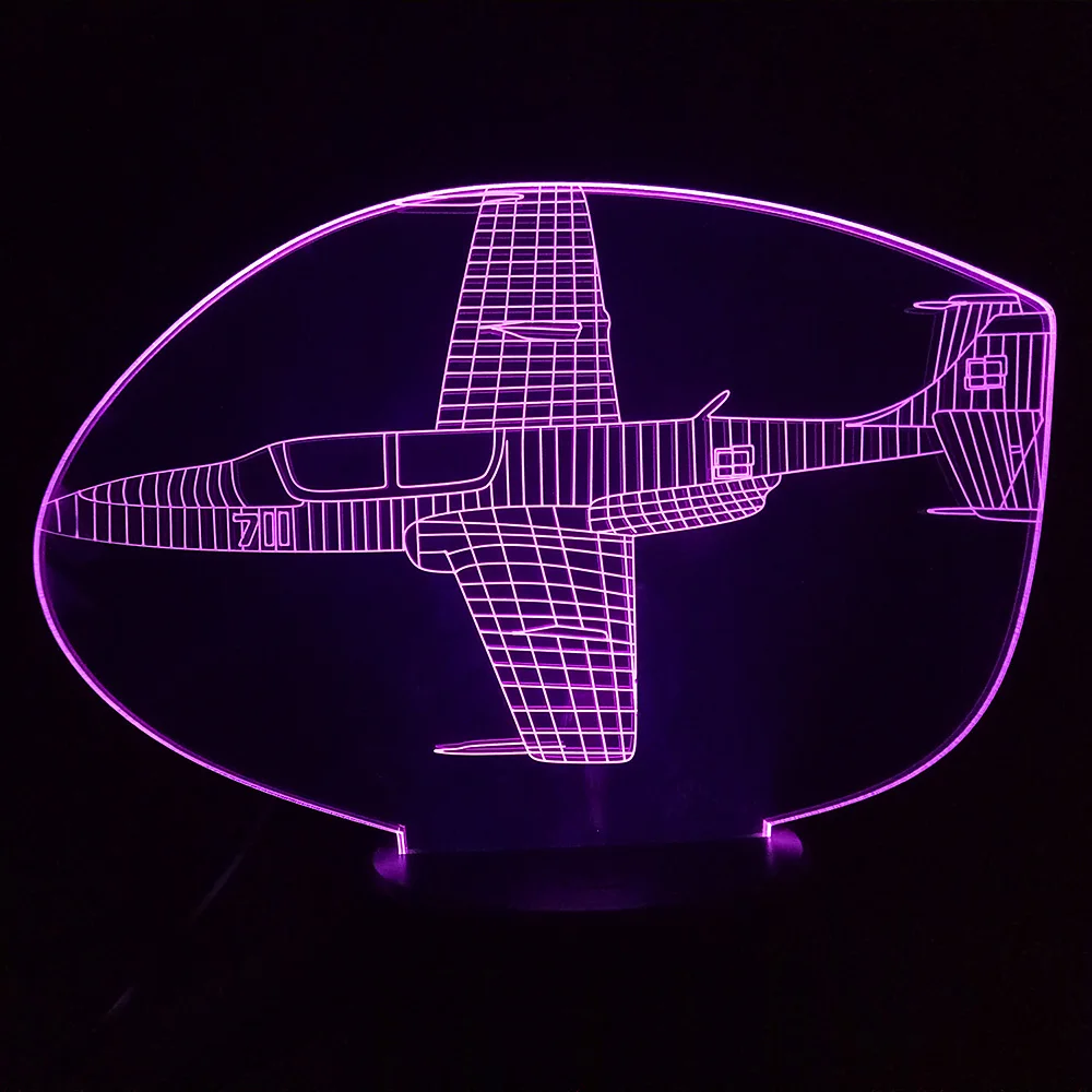 3D LED Nat Lys 7 Farver, Lys, Luft-Fly, Fly bordlampe Hjem Dekoration Lampe Fantastisk Gave