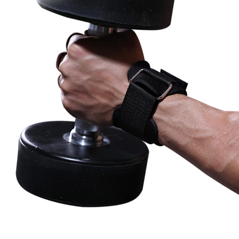 1 Par Vægtløftning Pull-Up Bar Vagt Handsker Læder Håndgreb Vægttræningsudstyr Gymnastik Palm Protector