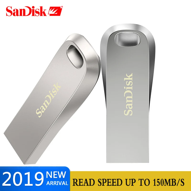 SanDisk USB 3.1 Flash-Drev 256g 128g 64GB 16GB 32GB CZ74 150MB/s, USB 3.0-Pen-Drev Metal U Disk Pendrive Flashdisk til Computer