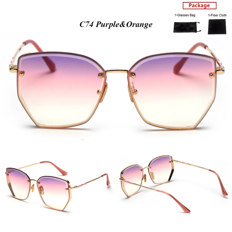 Mimiyou Legering Polygon Wrap Solbriller Kvinder High-Grade Sol Briller Luksuriøse Vintage Mode Kvindelige Briller Nuancer oculos
