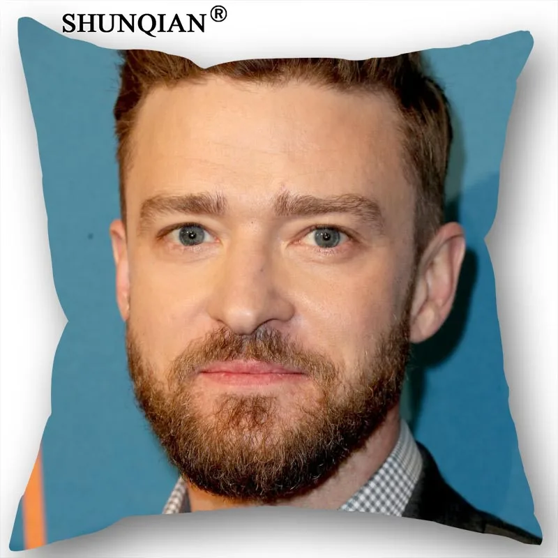 Bedste Justin Timberlake Pudebetræk Bryllup Dekorativ Pillow Cover Tilpassede Gave Til (To Sider) Trykt Pudebetræk 18-315