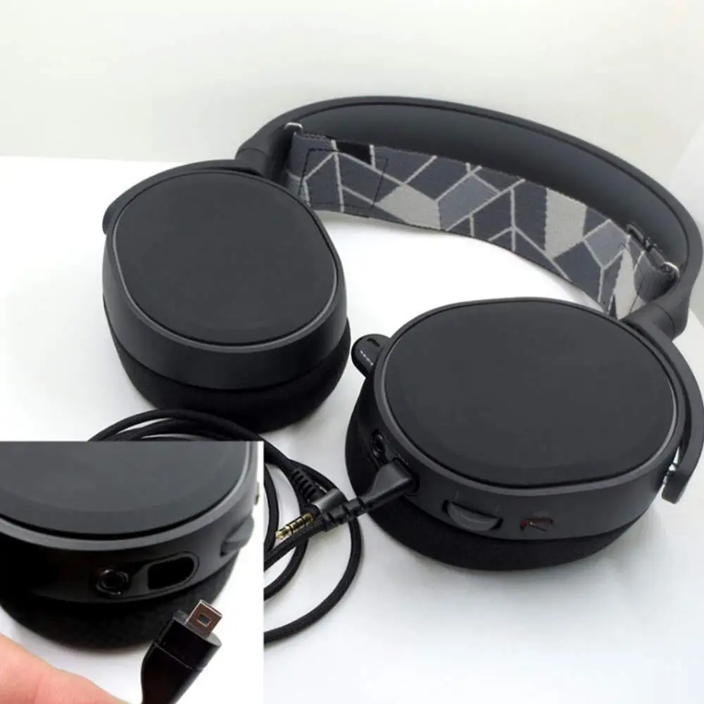 OFC Udskiftning Stereo Audio Kabel-Udvidelse Musik Ledningen til SteelSeries Arctis 3 5 7 9X Pro Wireless Gaming Headset Hovedtelefon