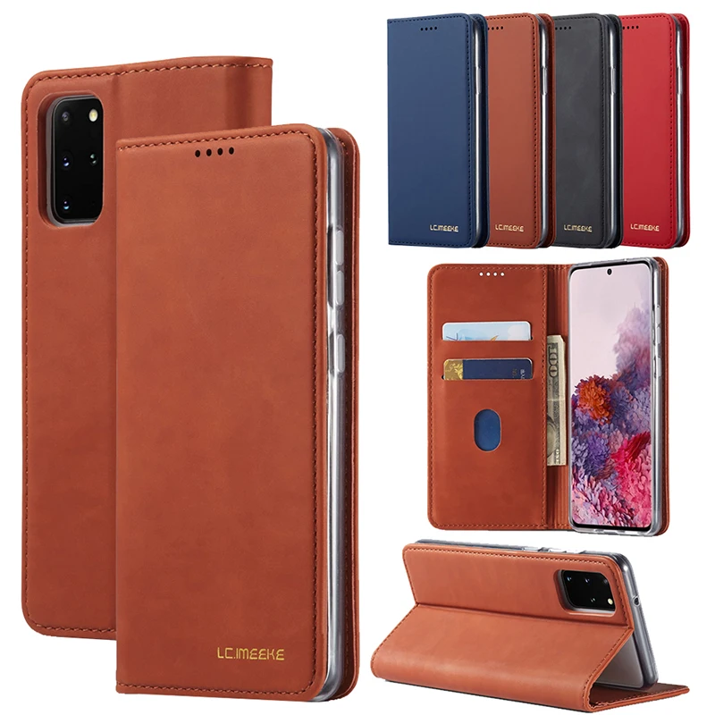 Luksus Læder Flip S20 Ultra taske Til Samsung Galaxy S10 S20 E S9 S8 Note 10 9 8 Plus Wallet-Kortholderen Mode PU-Phone Cover
