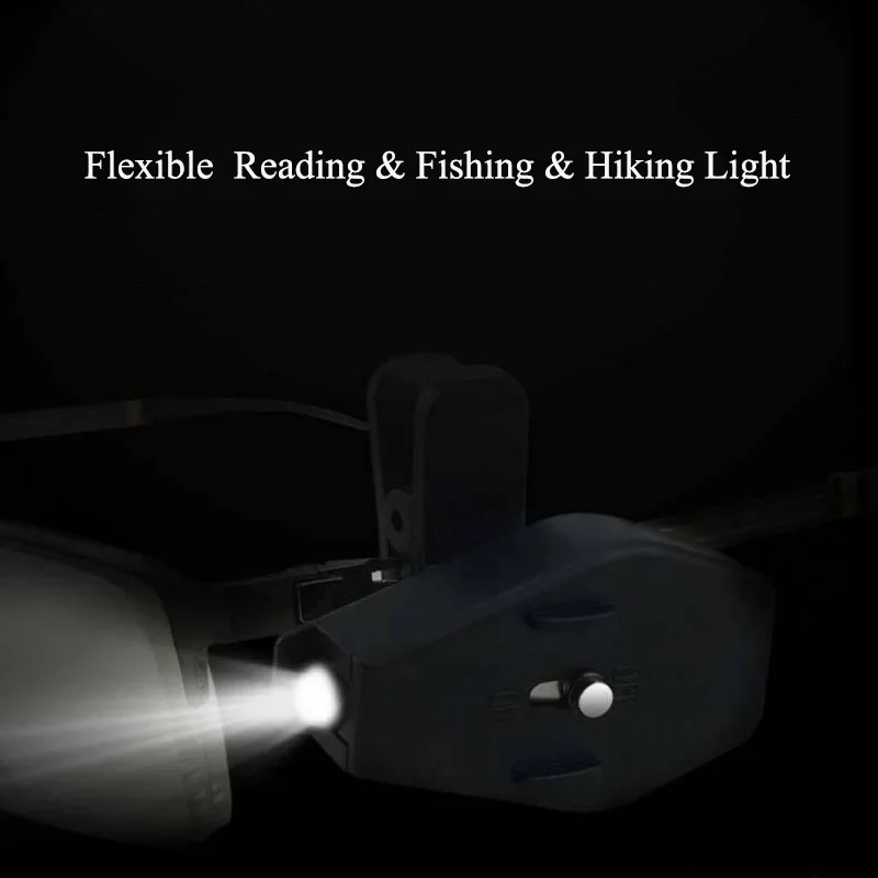 Offentlig Fleksibel Fiskeri-Brillerne LED Fiskeri Nat Brille Værktøjer Mini LED Brille Klip På Camping Vandring Beskyttelsesbriller