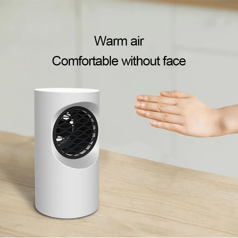 400W Mini El-Radiator Bærbare Desktop varmeblæser Hurtigt Varme Varm Luft Blæser Home Office Værelse Varmere Inde for Vinteren